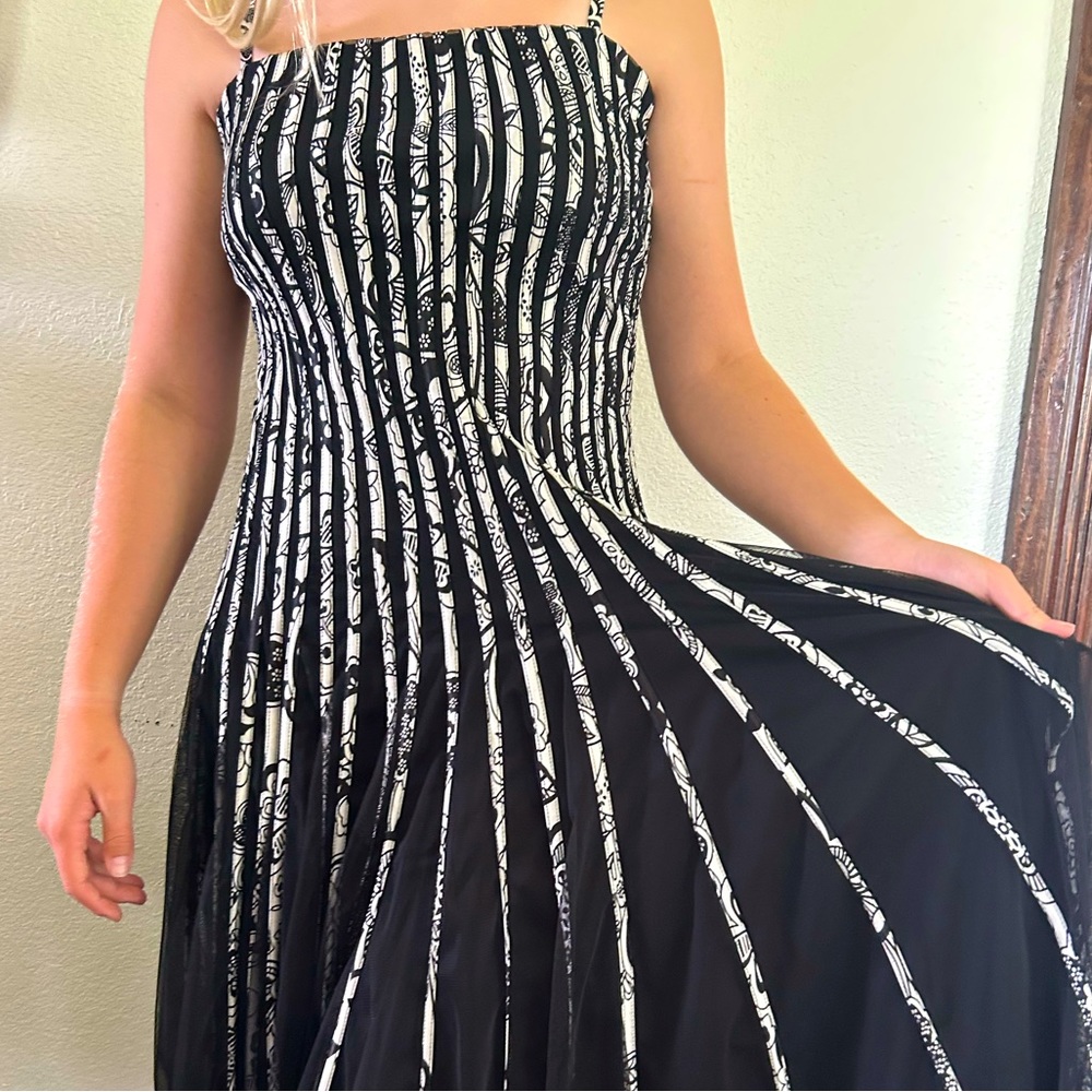 Cartise Formal Vertical Stripe Dress